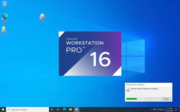 Installation of VMware in Windows PC